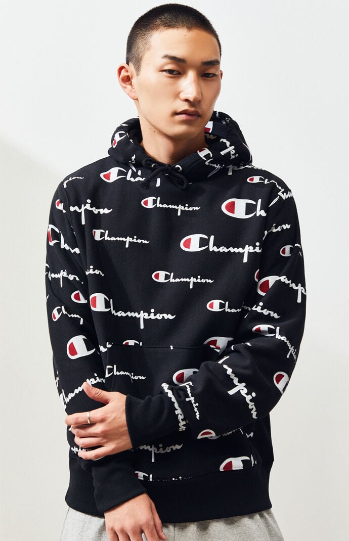 champion reverse weave all over print