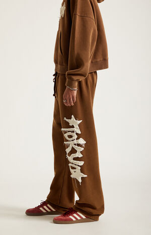 Tokyo Raw Applique Baggy Sweatpants image number 3