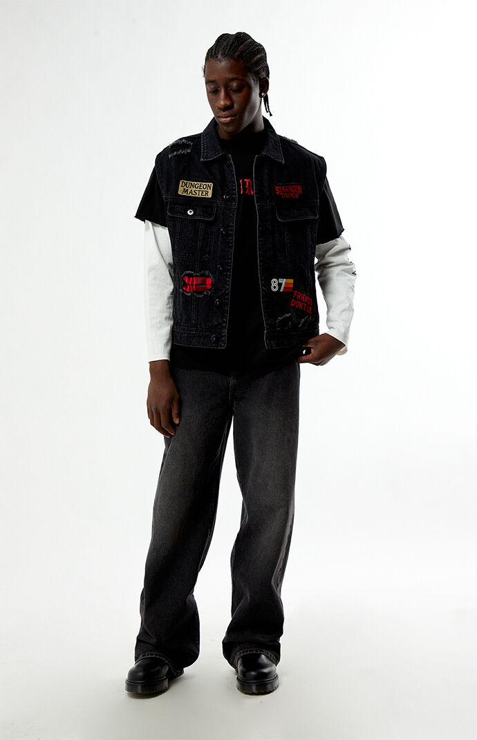 Netflix x Stranger Things Dungeon Master Denim Vest | Pacsun