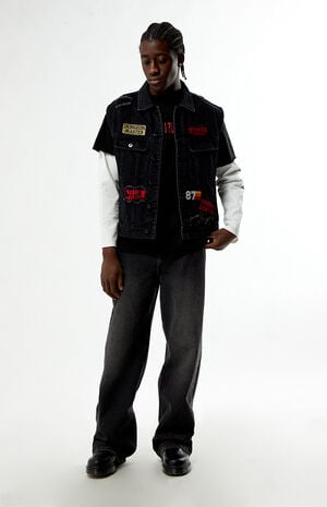 x Stranger Things Dungeon Master Denim Vest image number 6