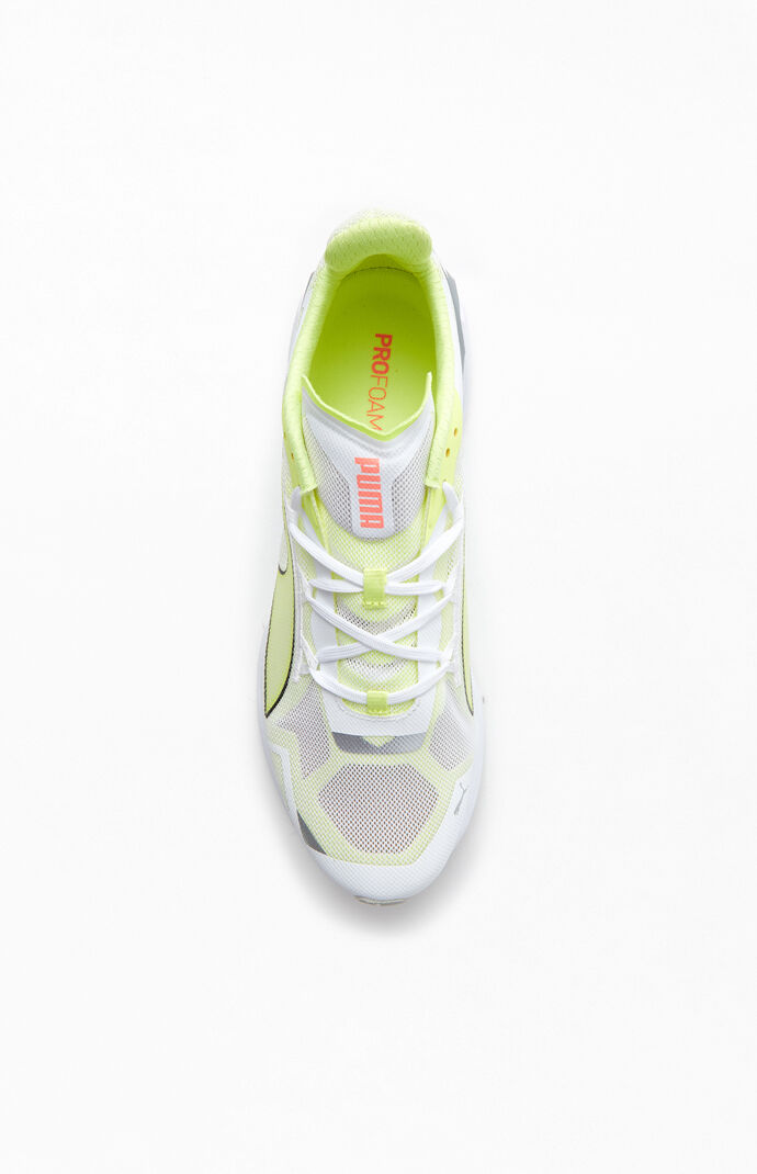 White & Volt UltraRide Shoes