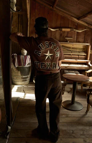 x Pacsun Brown Texas Apex T-Shirt image number 1