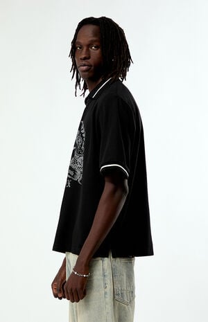 Black 199x Short Sleeve Soccer Jersey image number 3