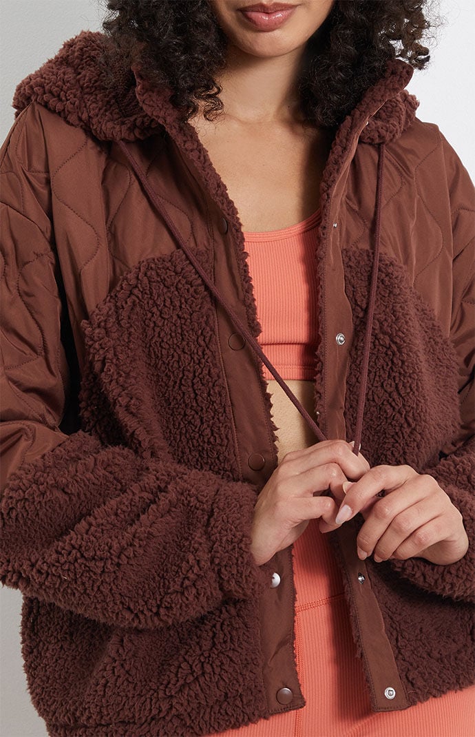 Pacsun sherpa hoodie 2025