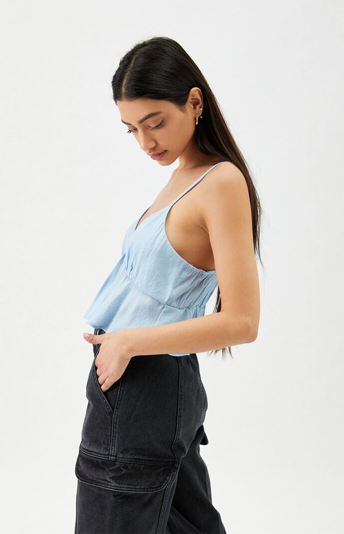 Button Front Cami Top