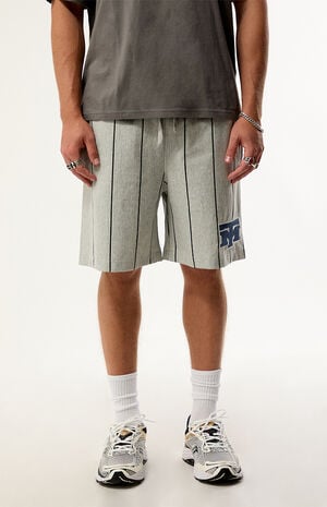 Tyson Pinstripe Fleece Sweat Shorts image number 2