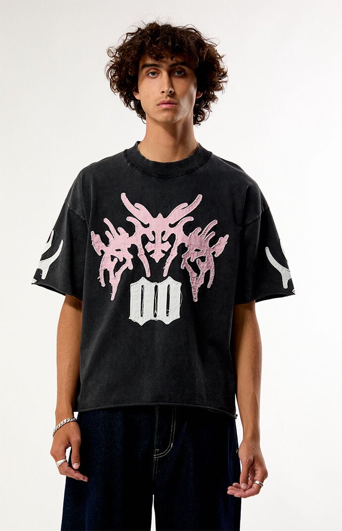 Pacsun Cyber Applique Knit T-Shirt