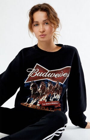 Budweiser Crew Neck Sweatshirt image number 1
