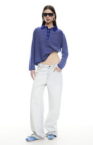 Mayfair Striped Jersey Long Sleeve Top image number 4