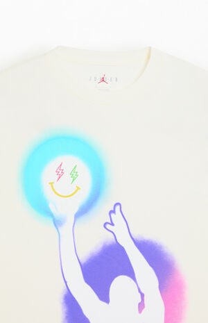 White J Balvin Hoops T-Shirt image number 2