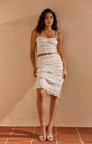 Sophia Lace Midi Skirt image number 1
