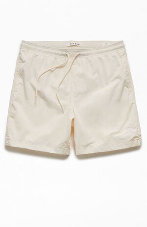 Collegiate Solid 17" Swim Trunks image number 1