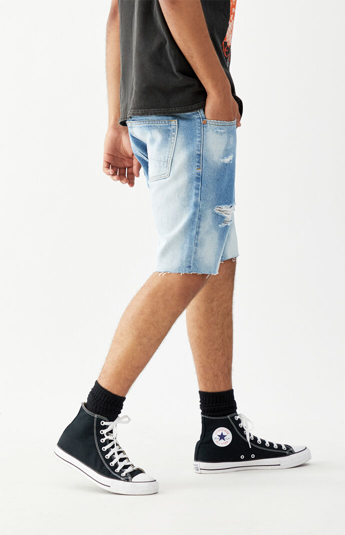 Leo Cloud Wash Denim Shorts