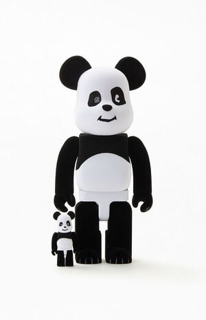 x CLOT Panda 100% & 400% Collectible Figure Set image number 1