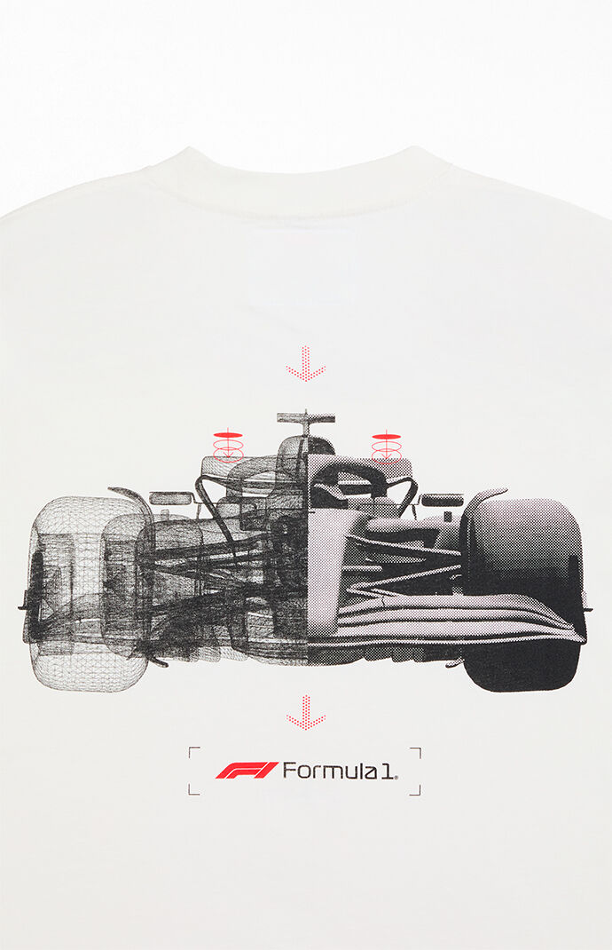 【oan】Formula One Pigment Short Sleeve T-Shirt F1 Racing Fan T-Shirt, F1 Racing Short Sleeve Jersey