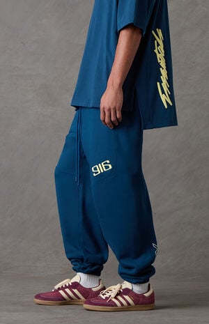 Blue Classic Moto Jogger Sweatpants image number 4