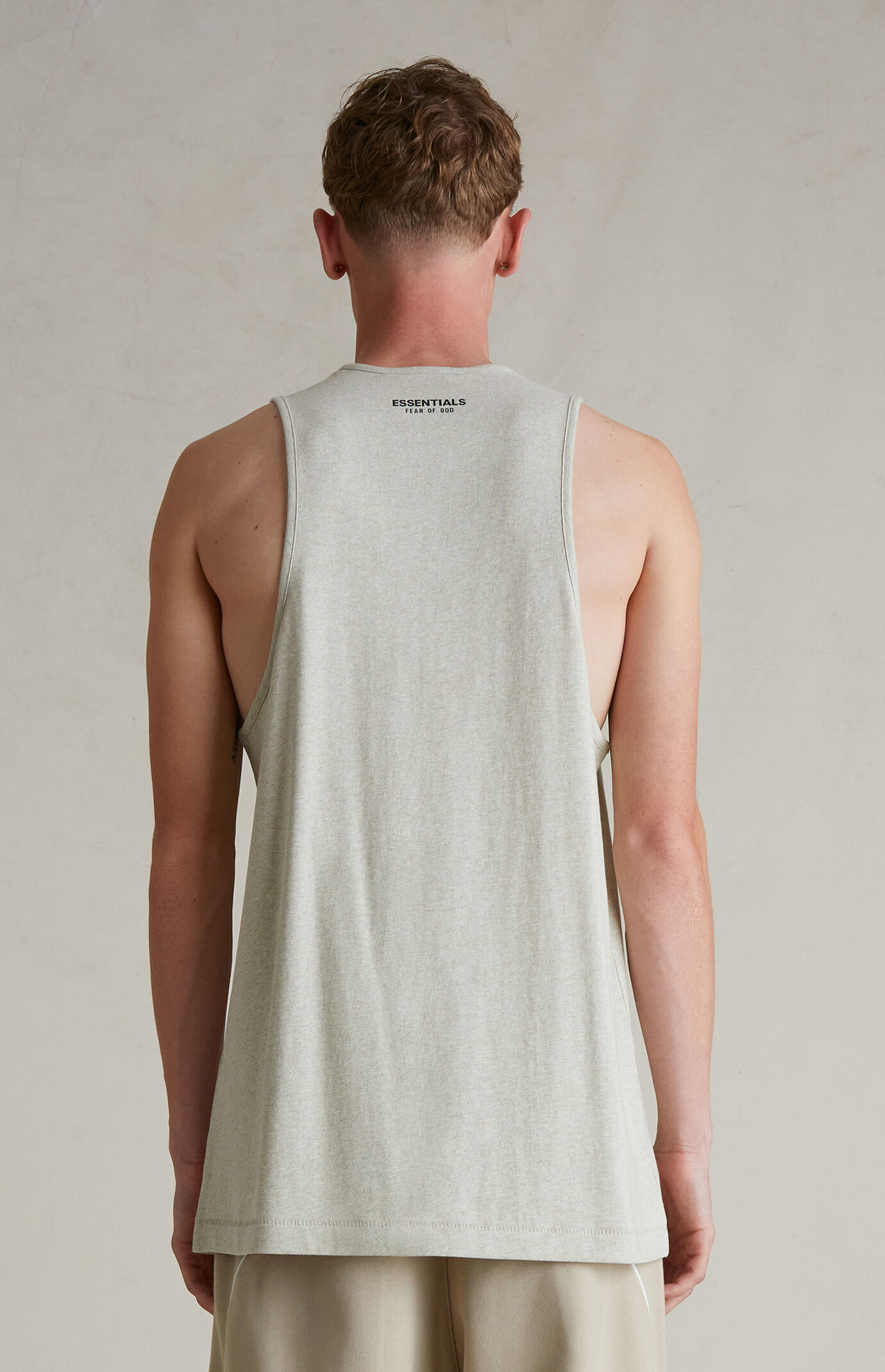 FEAR OF GOD【Sサイズ】 半袖 Fear of God ESSENTIALS Heather Stone Tank Top | PacSun