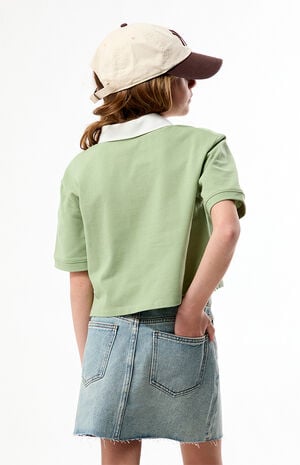 Medium Indigo Denim Mini Skirt image number 4