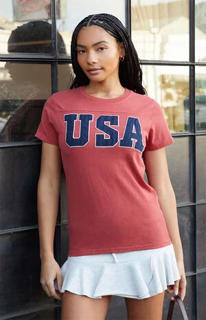 Cecillia USA T-Shirt image number 1