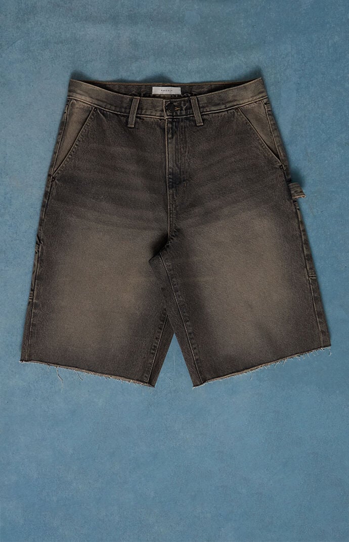 Pacsun Harrison Cutoff Baggy Carpenter Denim Shorts Brown