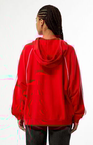 Red SST 3 Stripes Hoodie image number 4