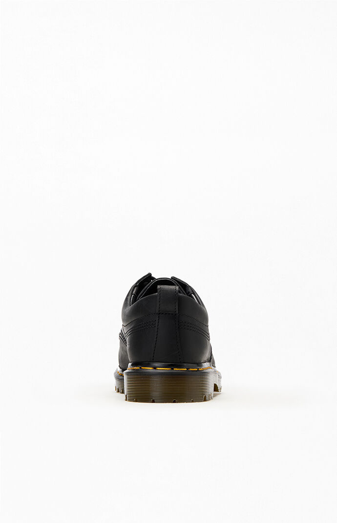 Dr Martens Black Lowell Crazy Horse Leather Loafers