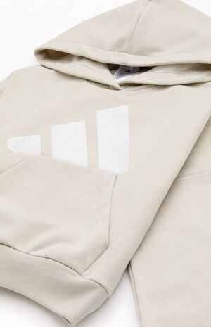 Kids Beige Essentials Big Logo Hoodie image number 2