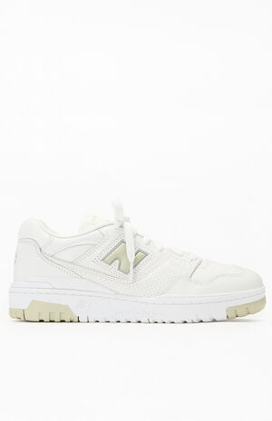 Women's Olive & White 550 Sneakers image number 1