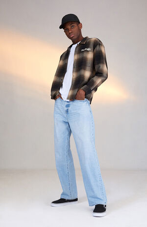 Light Indigo Ultra Baggy Jeans image number 2