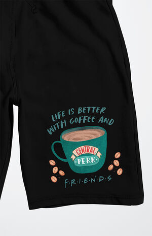 Friends TV Coffee Sweat Shorts image number 2