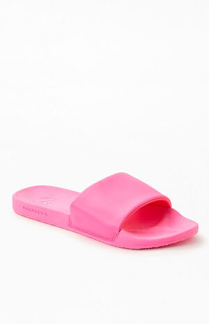 Women's Pink Slaya Slide Sandals image number 1