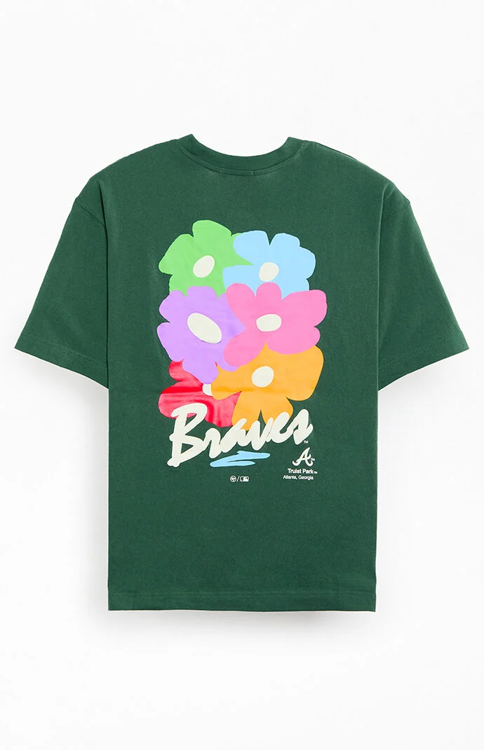 47 Brand Atlanta Braves Gallery Flower T-Shirt