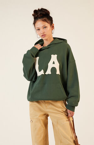 Green LA Hoodie image number 1