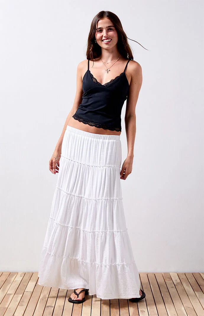 Your Favorite Tiered Maxi Skirt