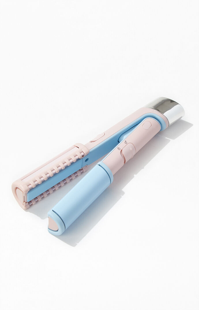 Blue USB Mini Hair Iron