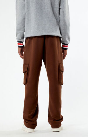 Baggy Fleece Cargo Sweatpants image number 4