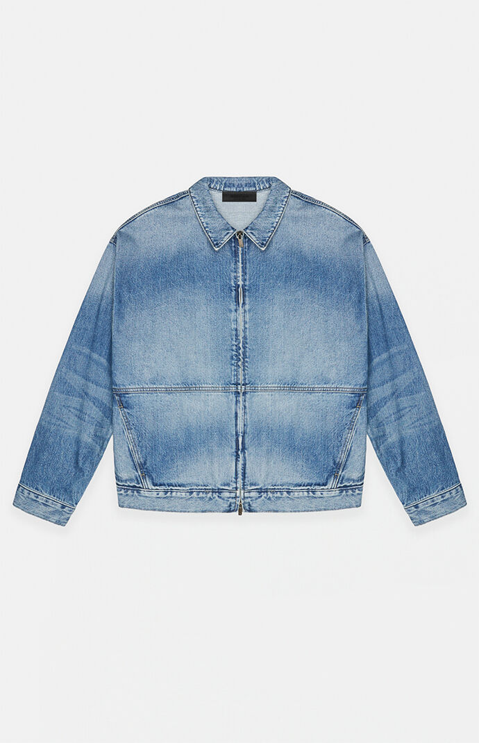Fear of god essentials denim jacket online