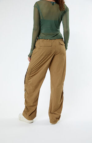 Ruched Parachute Pants image number 4