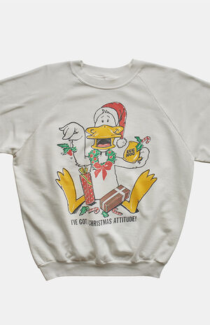 '90s Christmas Attitude Crew Neck Sweatshirt image number 3