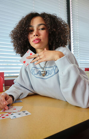 By PacSun Emblem Oversized Crew Neck Sweatshirt image number 4