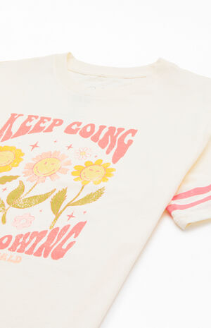 Keep Going Smiley World T-Shirt image number 2