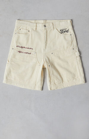 California Special Corduroy Workwear Baggy Carpenter Shorts image number 1