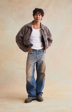 Tinted Dart Baggy Barrel Jeans image number 1