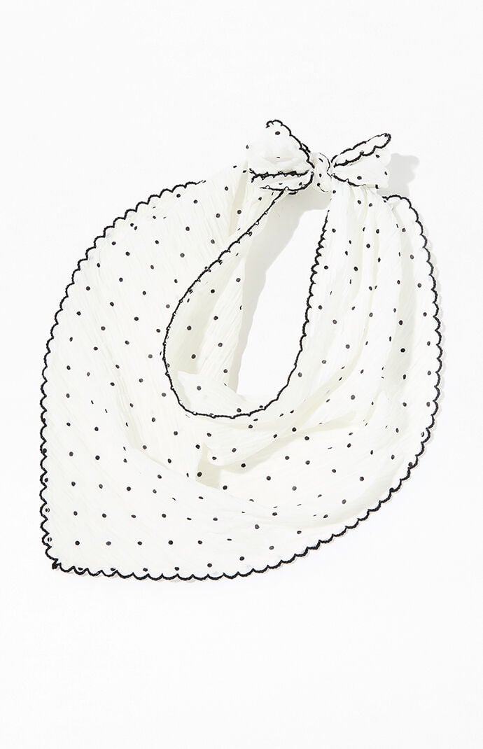 Pacsun Polka Dot Head Scarf