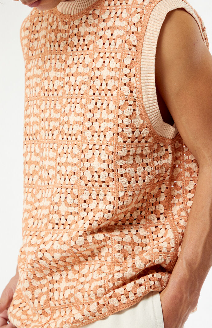 PacSun Pink Crochet Vest | PacSun PacSun Pink Crochet Vest | PacSun