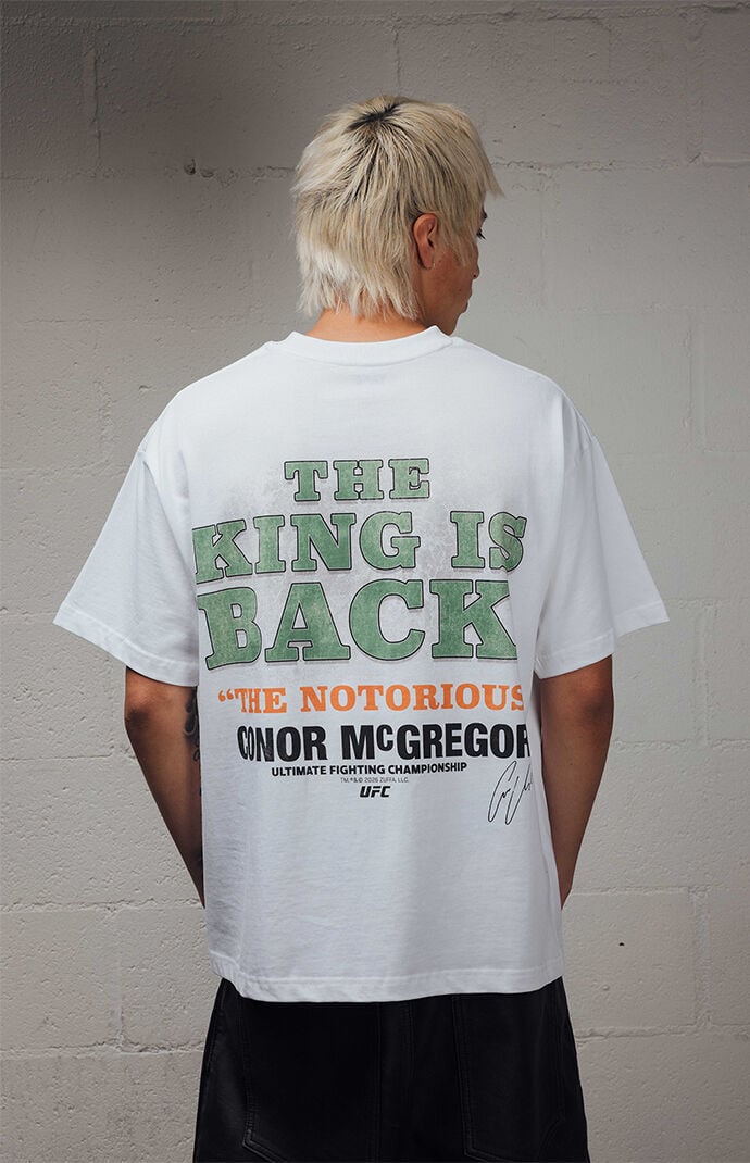 UFC Conor McGregor King is Back Oversized T-Shirt