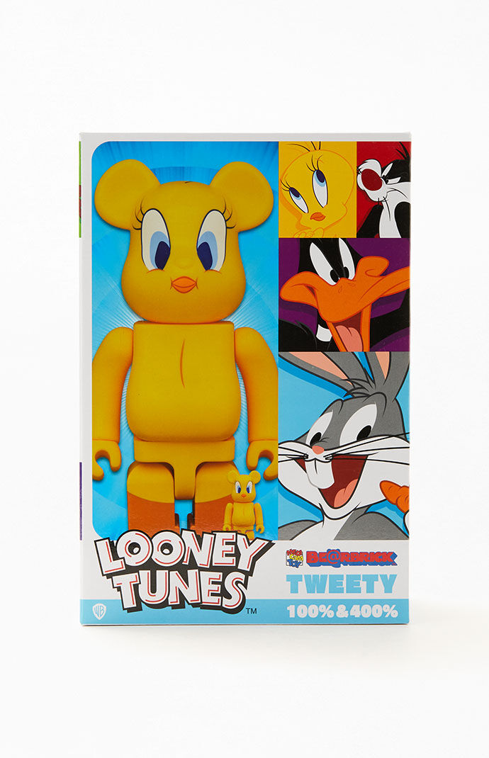 Bearbrick Tweety 100 400 Collectible Figure Set PacSun
