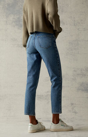 Medium Blue Mom Jeans image number 5