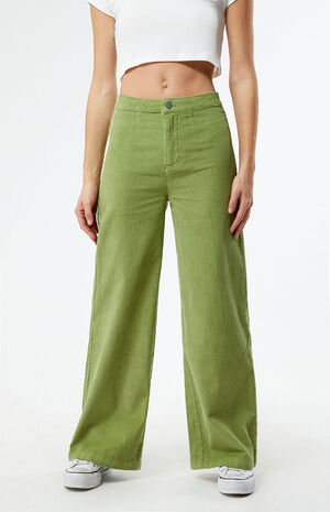 x Chloe Kim Corduroy High Waisted Wide Leg Pants image number 2