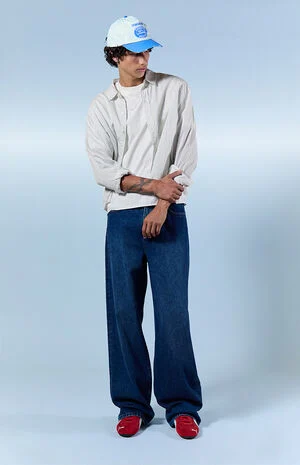 Blake Extreme Baggy Jeans Medium Blue image number 1